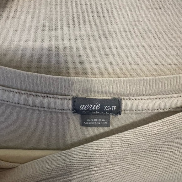 Aerie cropped tee with tie back - Picture 4 of 4